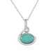 Amazonite Silver Necklace