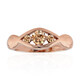 9K VS1 Argyle Rose De France Diamond Gold Ring (Annette)