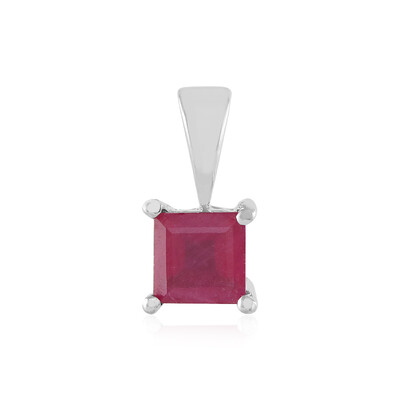 Madagascar Ruby Silver Pendant