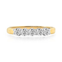 18K IF (D) Diamond Gold Ring