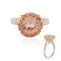 14K AAA Peach Morganite Gold Ring (de Melo)