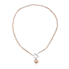 Freshwater pearl Silver Necklace (TPC)