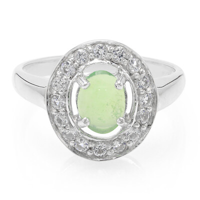 Imperial Chrysoprase Silver Ring