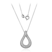 Zircon Silver Necklace