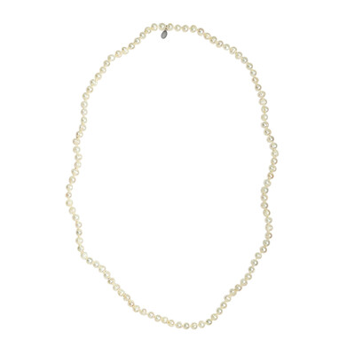 Freshwater pearl Silver Necklace (TPC)