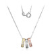 White Topaz Silver Necklace(Adela Silber)