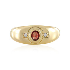 Tanzanian Ruby Silver Ring