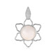 Bihar rainbow moonstone Silver Pendant