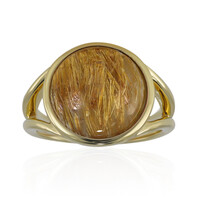 Rutile Quartz Silver Ring