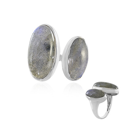 Blue Maniry Labradorite Silver Ring (KM by Juwelo)