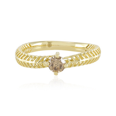 9K I2 Champagne Diamond Gold Ring (Ornaments by de Melo)