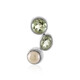 Green Amethyst Silver Pendant (MONOSONO COLLECTION)