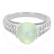 Prehnite Silver Ring