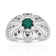 Zambian Emerald Silver Ring (Annette classic)