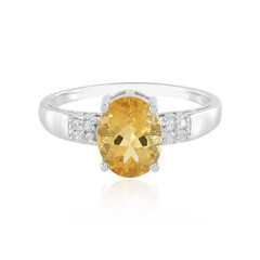 Citrine Silver Ring