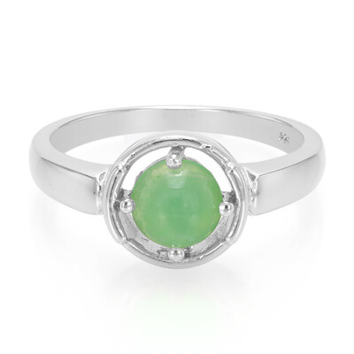 Imperial Chrysoprase Silver Ring