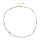 Grey Zircon Silver Necklace