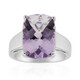 Rose de France Amethyst Silver Ring