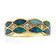 14K Lightning Ridge Black Opal Gold Ring (CIRARI)