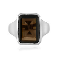 Smoky Quartz Silver Ring