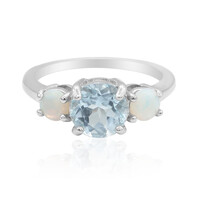 Sky Blue Topaz Silver Ring