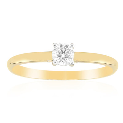 9K SI1 (G) Diamond Gold Ring (Annette)