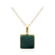 Malachite Silver Necklace