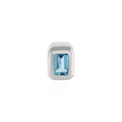 Swiss Blue Topaz Silver Pendant