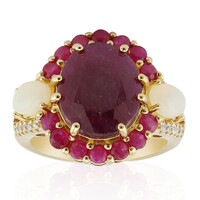 Ruby Silver Ring