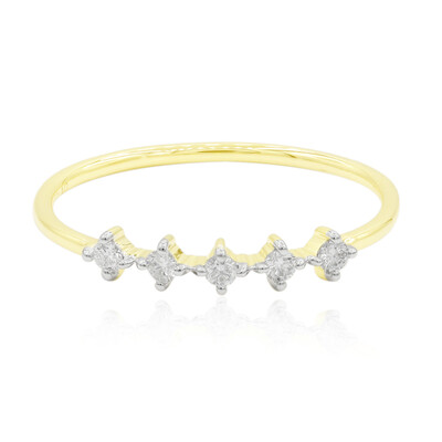 9K SI1 (G) Diamond Gold Ring (Annette)