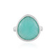 Amazonite Silver Ring