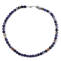 Sodalite Silver Necklace