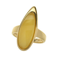 Baltic Amber Silver Ring