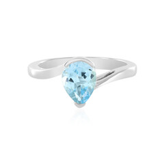 Sky Blue Topaz Silver Ring