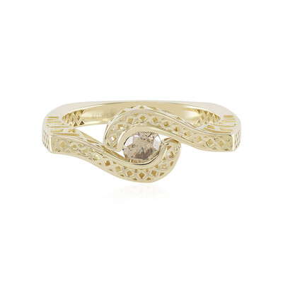 9K I2 Champagne Diamond Gold Ring (Ornaments by de Melo)