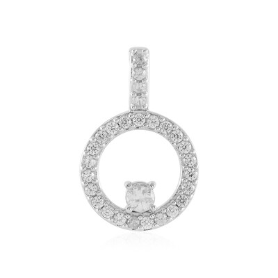 Zircon Silver Pendant