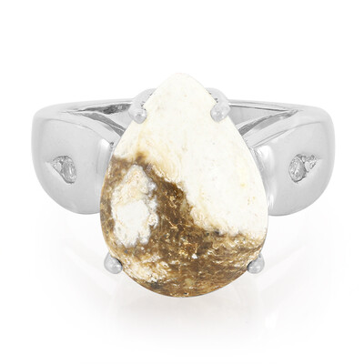 Magnesite Silver Ring