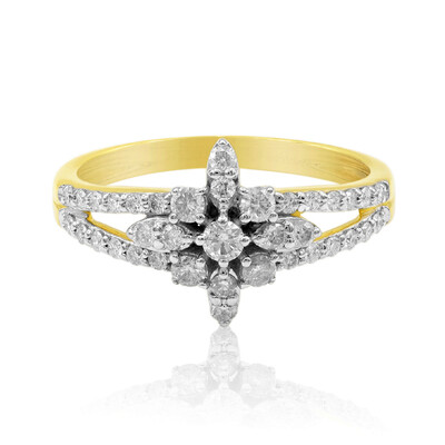 9K SI2 (G) Diamond Gold Ring (Annette)