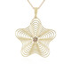 9K I2 Champagne Diamond Gold Necklace (Ornaments by de Melo)