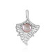 Peach Freshwater Pearl Silver Pendant