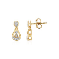 I2 (I) Diamond Silver Earrings