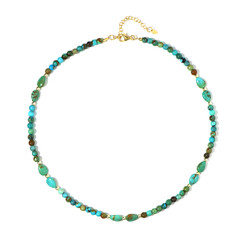 Turquoise Silver Necklace (Riya)