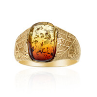 Baltic Amber Silver Ring