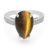 Tiger´s Eye Silver Ring