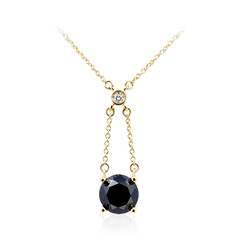 9K Black Diamond Gold Necklace (de Melo)