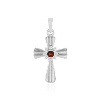 Mozambique Garnet Silver Pendant