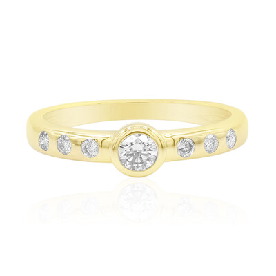 9K SI1 (G) Diamond Gold Ring (Annette)