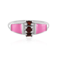 Mozambique Garnet Silver Ring