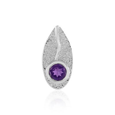 Amethyst Silver Pendant (MONOSONO COLLECTION)