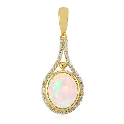 Welo Opal Silver Pendant